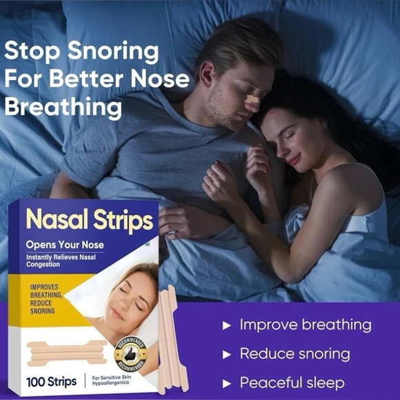 🆕Nasal Strips for Comfortable Breathing - 100 Strips - Picture 4 of 16